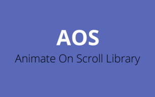 AOS Animate On Scroll Library – Webseiten-Inhalte beim Scrollen einblenden