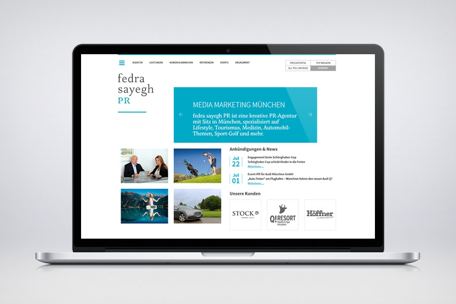fedra sayegh PR - Contao Website