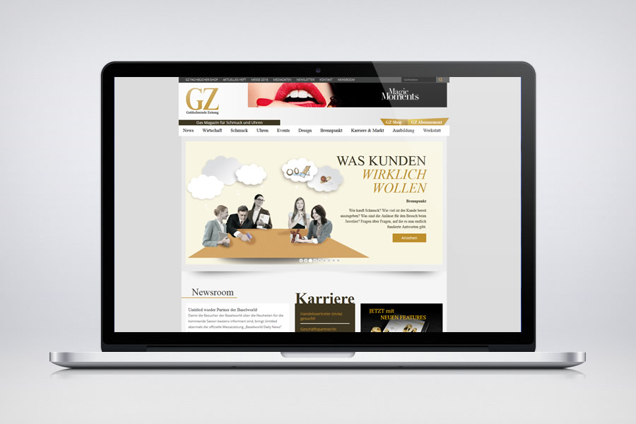 GZ Online - Contao Website