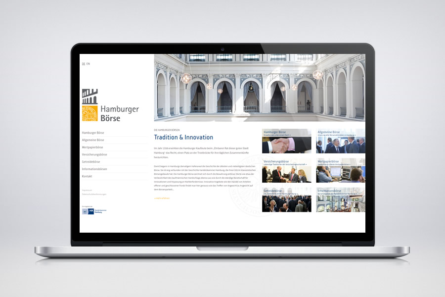 Hamburger Börse - Contao Website