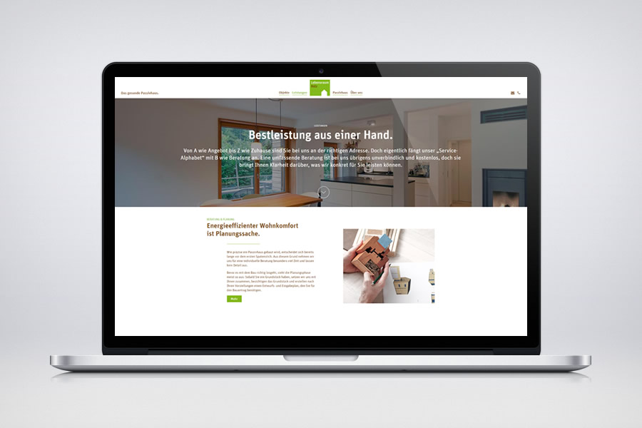 Lebensraum Holz - Responsive Contao Website