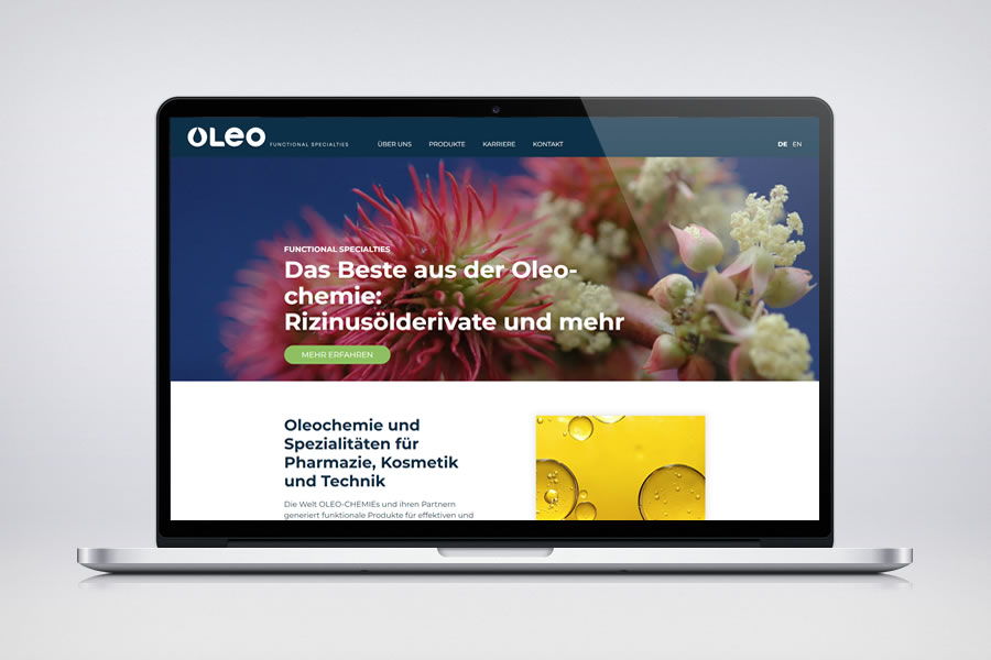 Oleochemie - Contao Website & Webdesign
