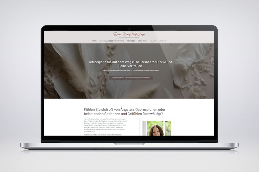 Website - Contao Referenz - Privatpraxis für Psychotherapie Bianca Rudroff-Heßlinger