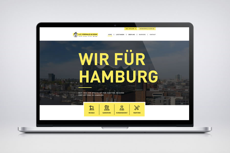 A.C.Vorwald & Sohn GmbH - Contao Website
