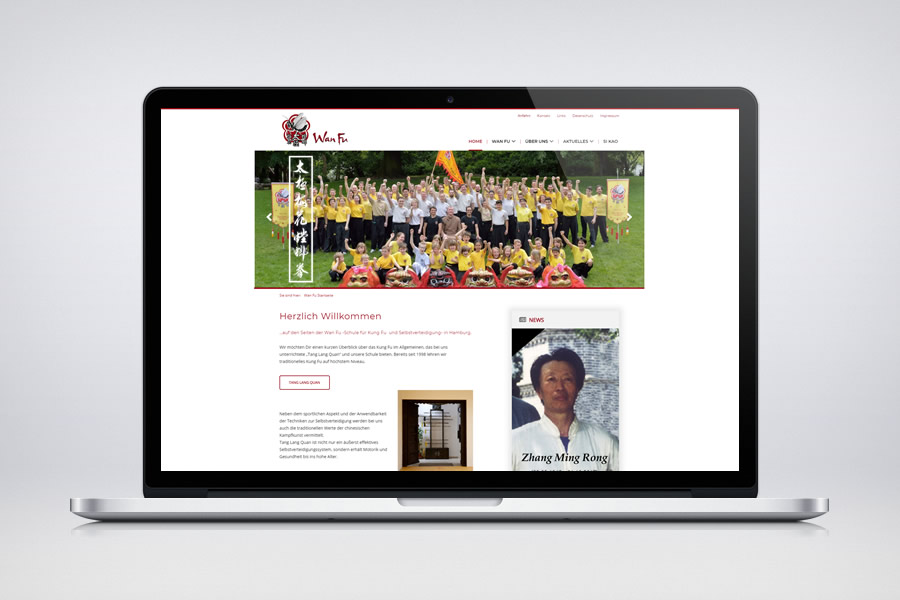 Wan Fu - Responsive Contao Website