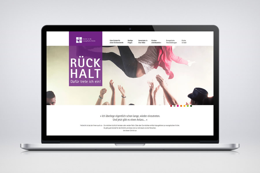 Zurück zur Kirchel - Responsive Contao Website
