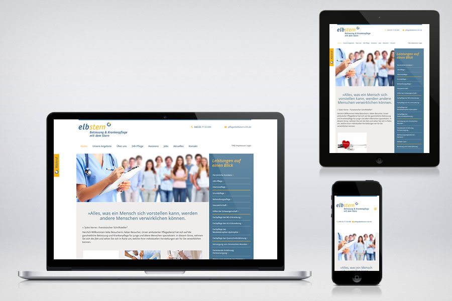 Elbstern - Contao Website