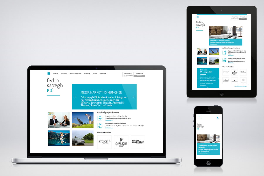 fedra sayegh PR - Contao Website