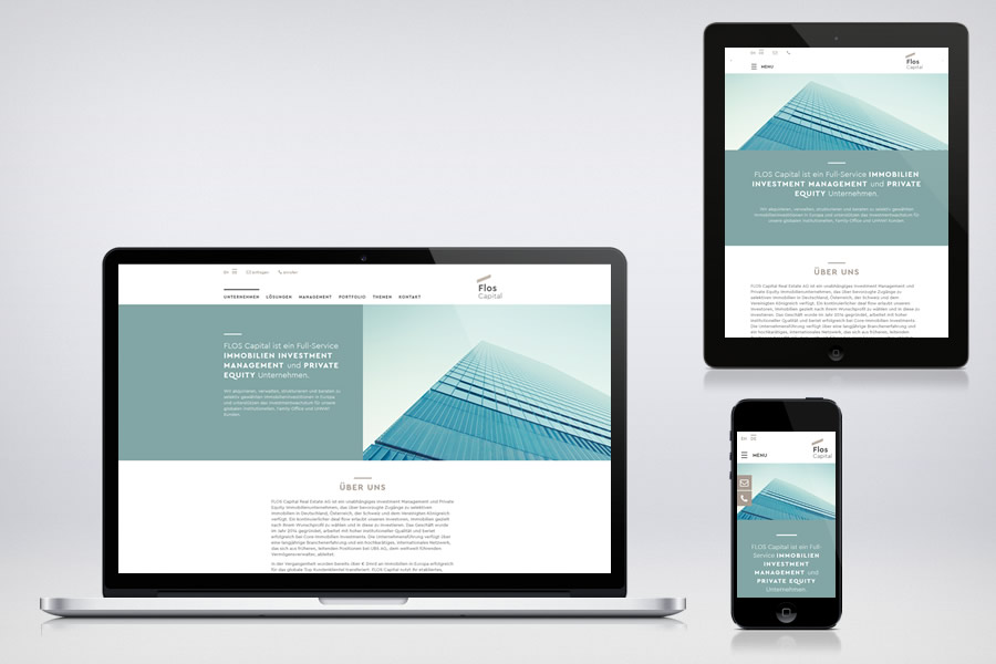 Flos Capital - Responsive Contao Website