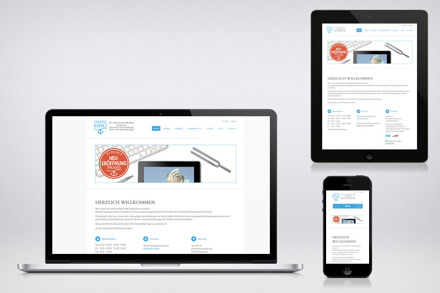 Hanse HNO - Contao Website