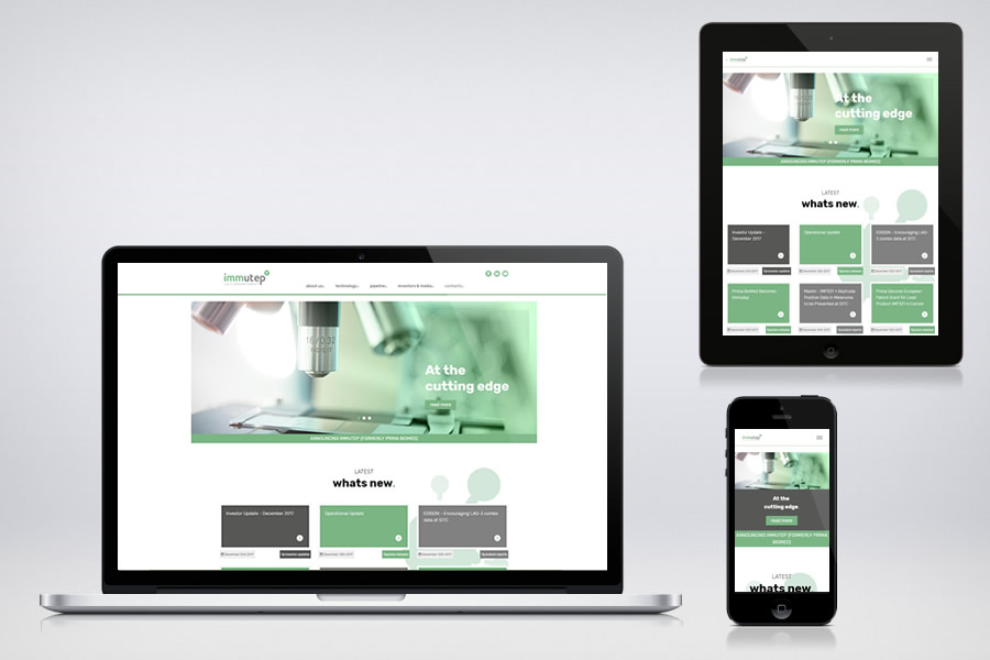 Immutep - Responsive Contao Website
