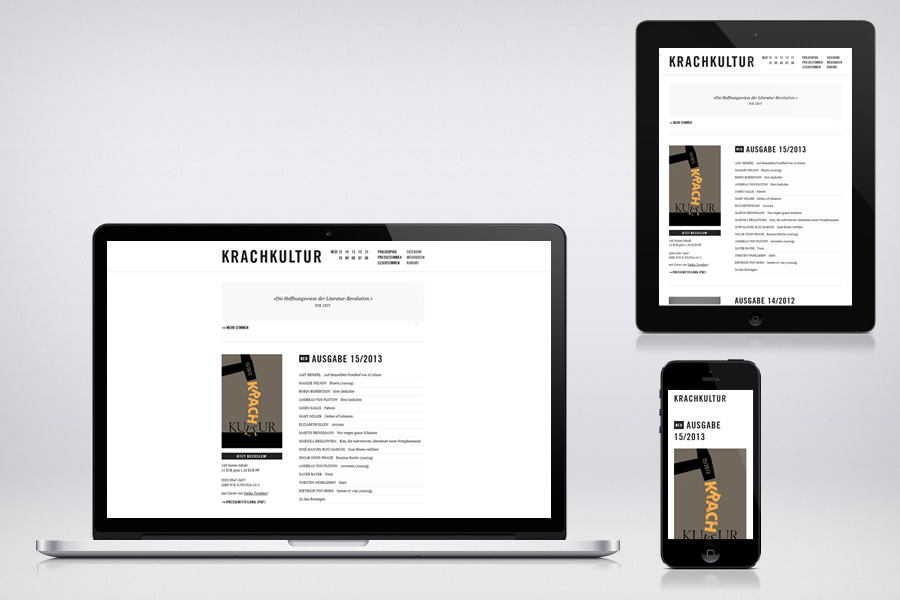 Krachkultur - Contao Website