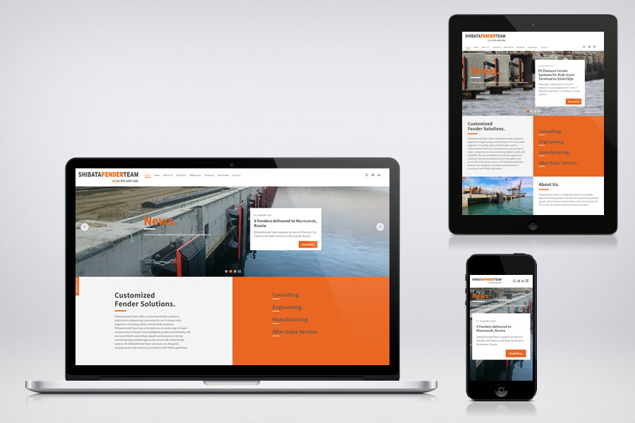 ShibataFenderTeam - Responsive Contao Website