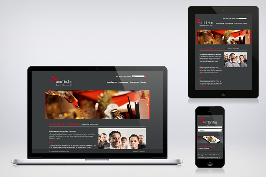 vomfeinsten Catering & Service GmbH - Contao Website